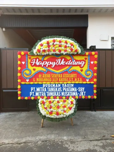 Papan Bunga Pernikahan sukajadi pekanbaru