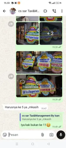 Testimonial Papan Bunga sukajadi pekanbaru