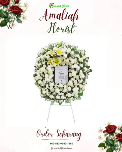 Krans Bunga Duka Cita sukajadi pekanbaru