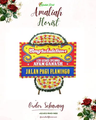 Bunga Papan Congratulation sukajadi pekanbaru